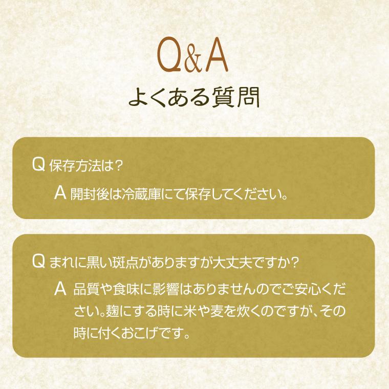 塩麹 無添加 塩こうじ 単品 自然栽培 にんにく しょうが たまねぎ 無農薬 腸 オーガニック チューブ パウチ 国産 ギフト 調味料 ペースト 発酵｜reishisoap｜13