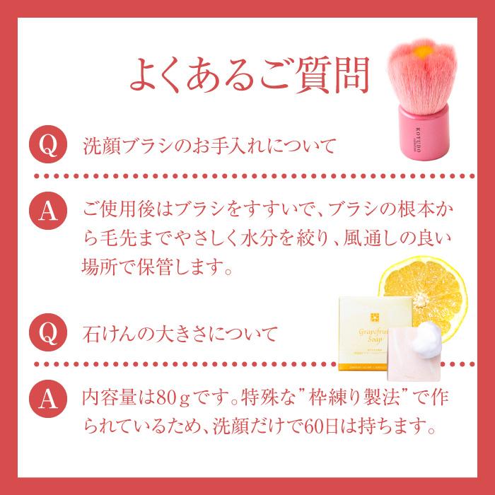 KOYUDO（晃祐堂） ギフト セット 熊野筆 ローズ 洗顔 洗顔ブラシ 洗顔