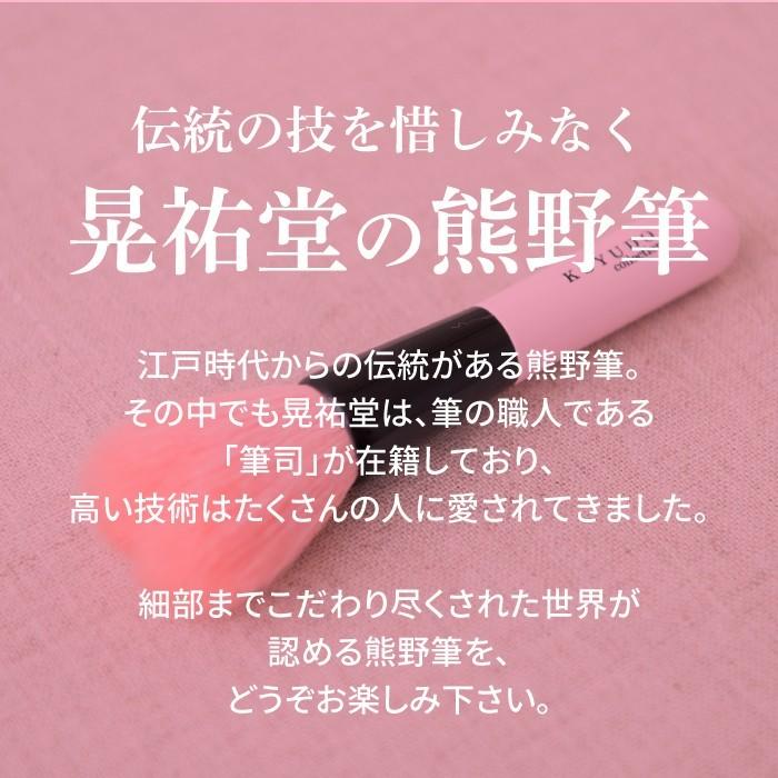 maruri　KOYUDO cllection 柿渋 メイクブラシセット KOYUDO 熊野筆 ギフト 5本 メイクブラシセット 柿渋染 化粧