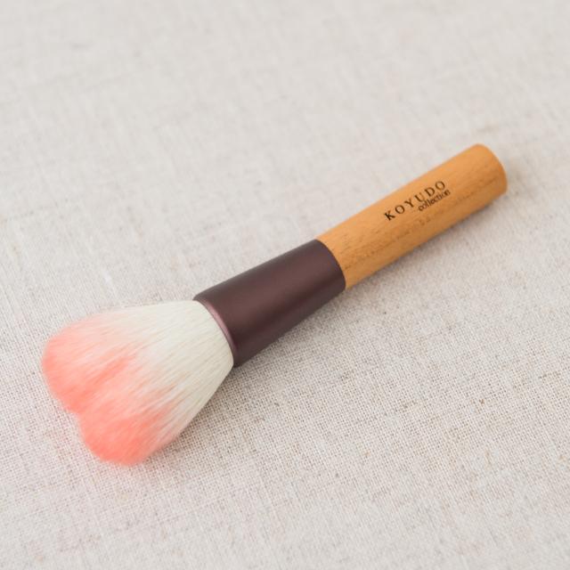 KOYUDO（晃祐堂） 熊野筆 チークブラシ ピーチ ケヤキ フェイスブラシ