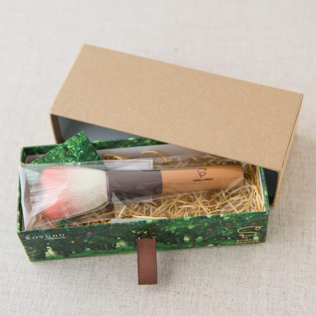 KOYUDO（晃祐堂） 熊野筆 チークブラシ ピーチ ケヤキ フェイスブラシ