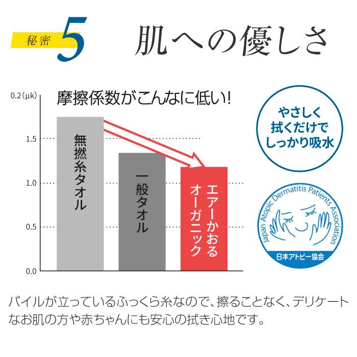 エアーかおる タオル エニータイム ダディボーイ 浅野撚糸 34×120cm ギフト 母の日｜reishisoap｜18