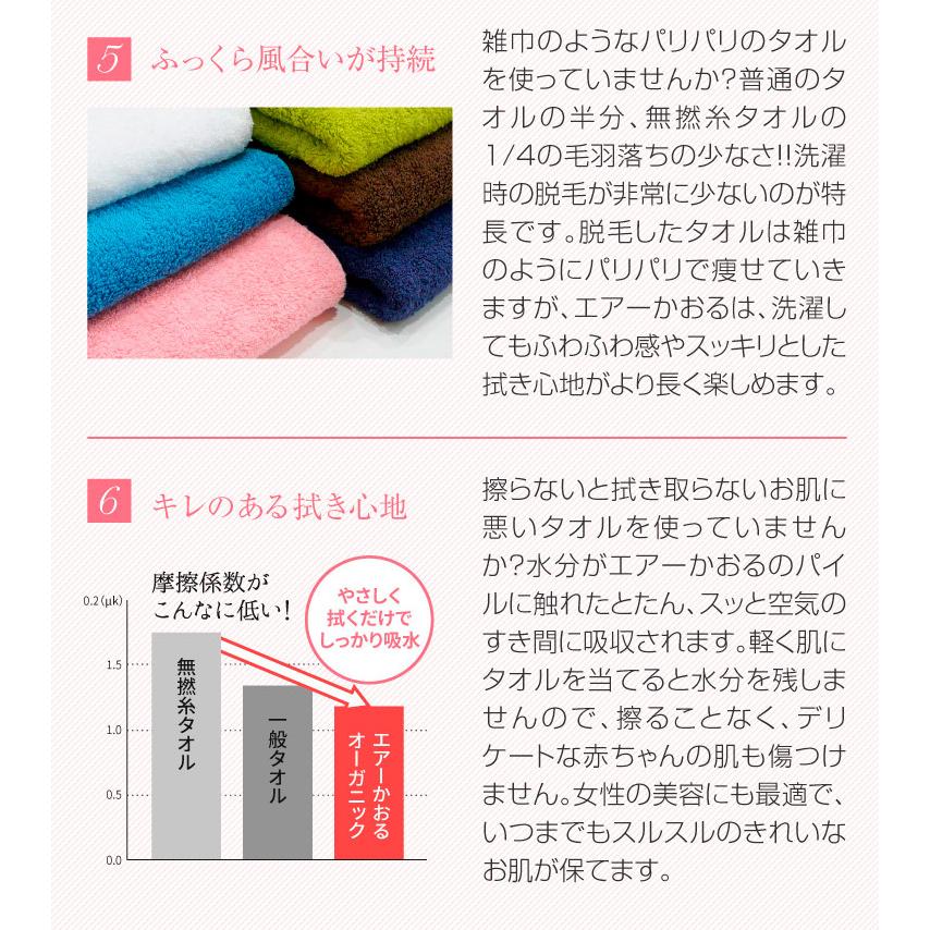 2枚 セット エアーかおる バスタオル 60×120cm ベビマム タオル 薄手 浅野撚糸 カンブリア宮殿 母の日 新生活 爆買 速乾 時短の画像