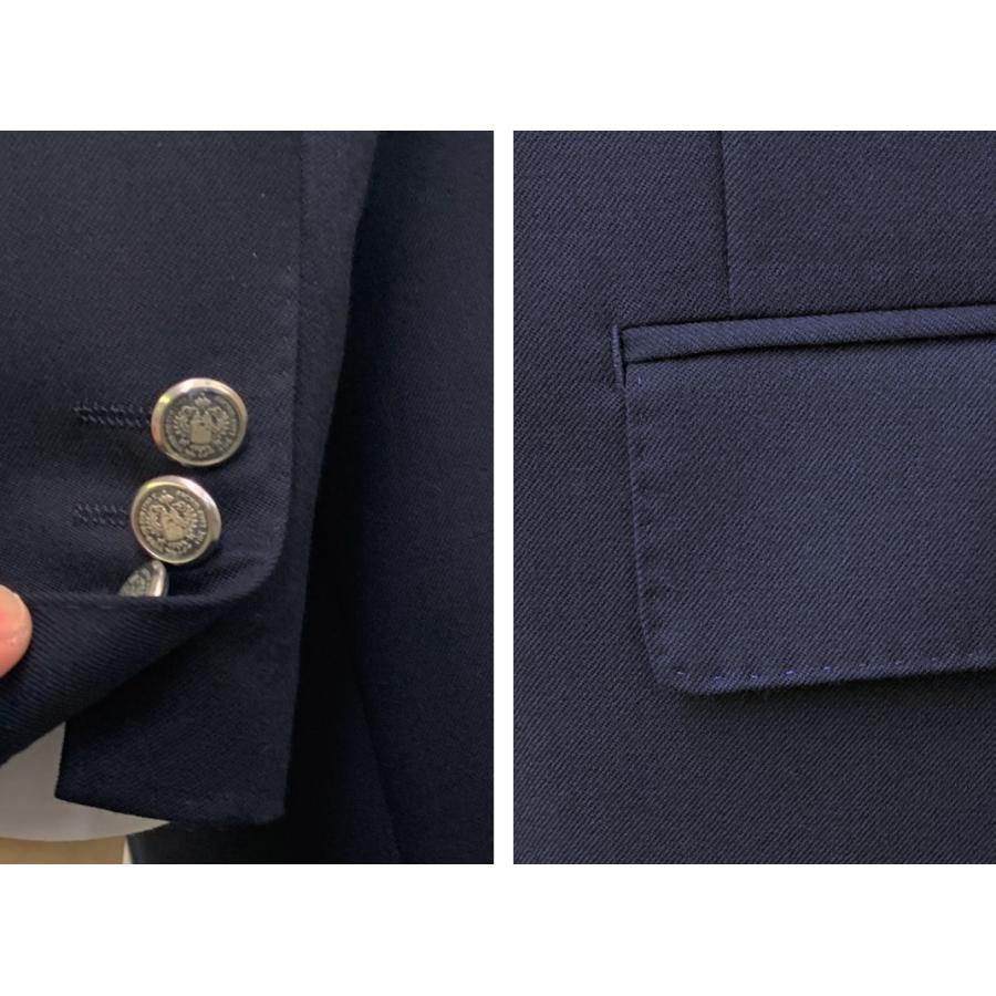 紺ブレザー メンズ 20代 30代 40代 50代 60代 ウール100% ジャケット