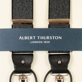 アルバートサーストン ALBERT THURSTON サスペンダー ブラック系