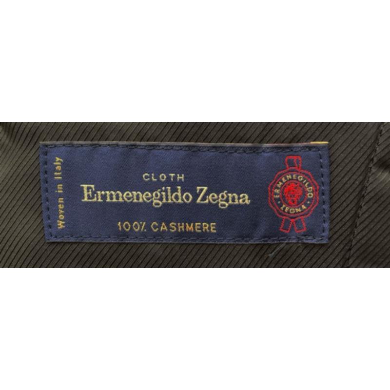 ZEGNA（ゼニア） チェスターコート シングル ロング カシミヤ100％ 黒