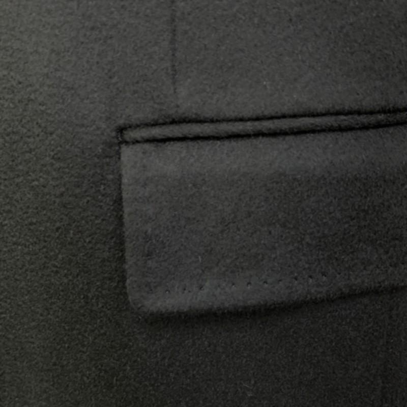 ZEGNA（ゼニア） チェスターコート シングル ロング カシミヤ100％ 黒