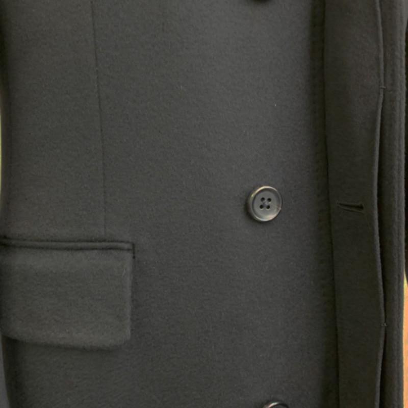 ZEGNA（ゼニア） チェスターコート シングル ロング カシミヤ100％ 黒