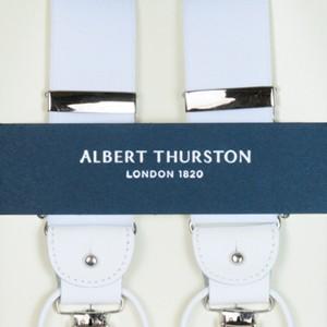 アルバートサーストン ALBERT THURSTON サスペンダー Y型 ホワイト