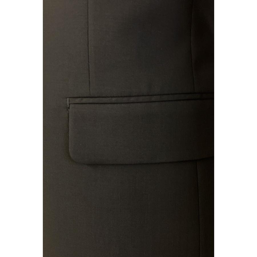 礼服 メンズ 夏用フォーマルスーツ Men's ダブル ブラックフォーマル A