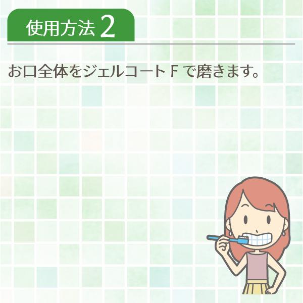 歯磨き粉 ジェルコートF 90g 6本セット ジェル 歯磨き剤 ウエルテック 歯科専売 口臭 歯周病 虫歯 コンクール｜reitasu｜06