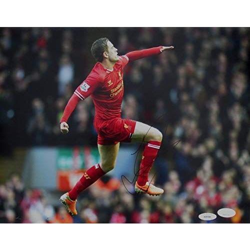 送料無料 ジョーダン ヘンダーソン 直筆 サイン 入り 11 14 ポスター Jsa社 筆跡鑑定 証明書付き リヴァプール リバプール主将 好評 Www Thedailyspud Com