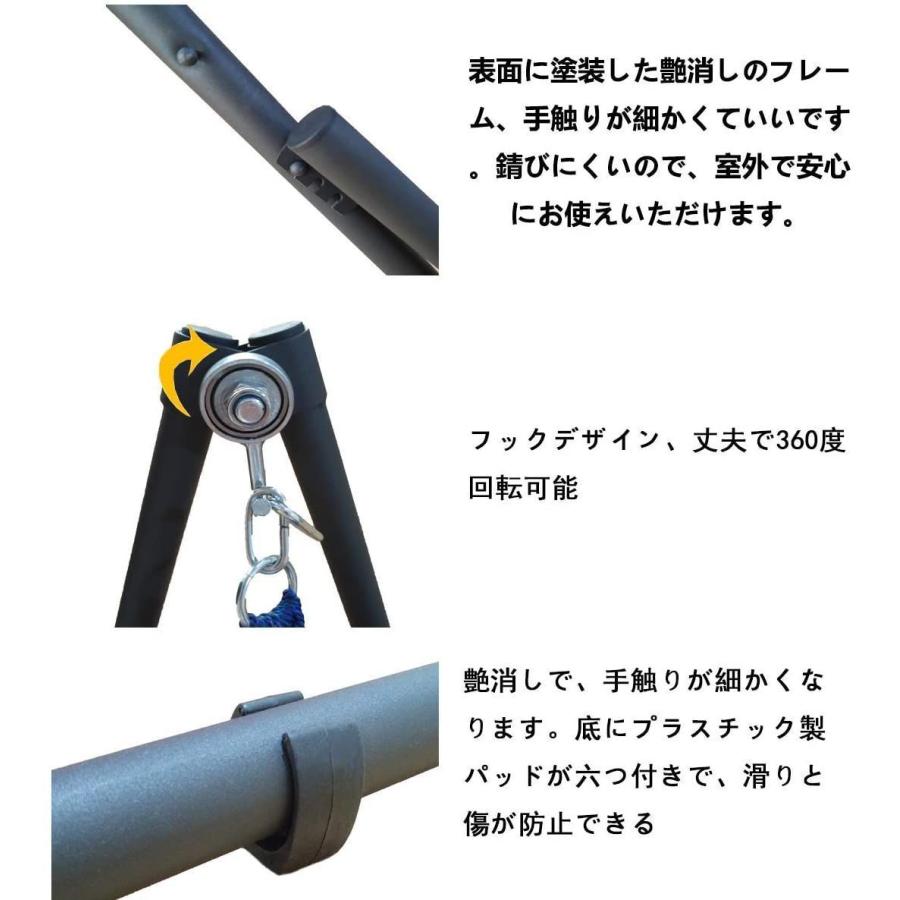 楽天市場 Wecamture 自立式ハンモック 3way 耐荷重350kg ハンガーラック 室内外兼用 ポータブル 折りたたみ 専用キャリーバッグ 開店祝い Nooitmeergrasmaaien Be