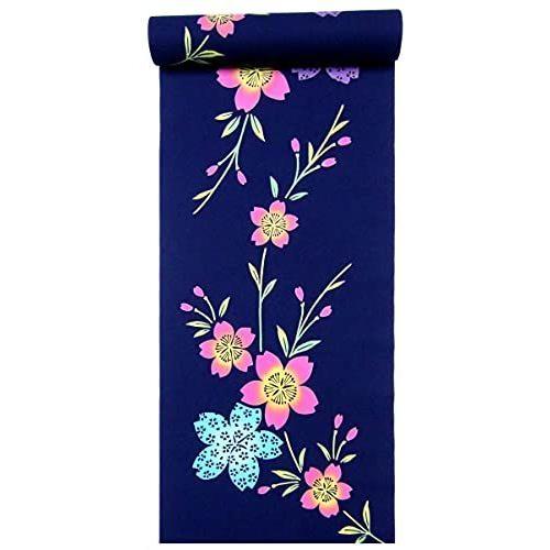 アウトレット送料無料 浴衣 反物 No 238 桜柄 濃紺地 ユーザーズボイスドットコム 通販 Yahoo ショッピング 再再販 Loopbiketours Com