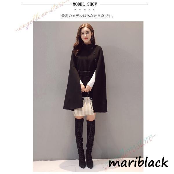 rq-star エロ ブランド登録なし コート レディース ポンチョコート 秋冬 長袖 無地 通勤 オフィスレディースファッション ジャケット : メープルショップ -  通販 - Yahoo!ショッピング