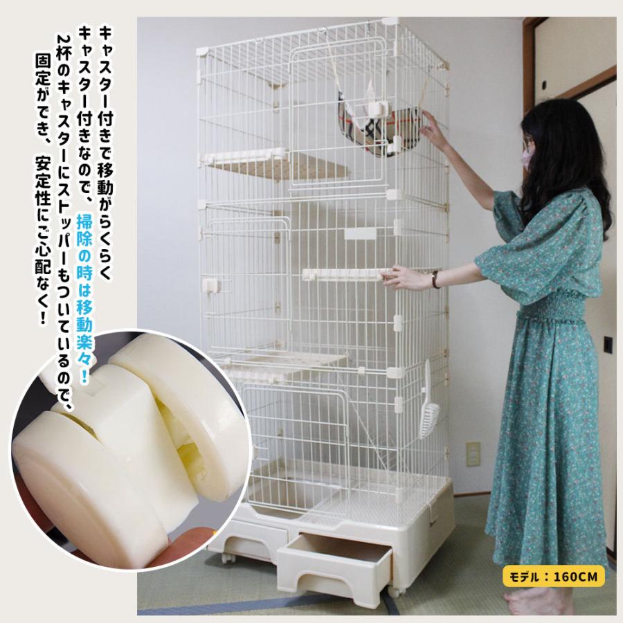 送料無料】猫 ケージ 3段 一台3役 トイレ付き キャスター付 猫 ベビー 純正直売 【期間限定‼️】キャットゲージ⭐️ かご/おり