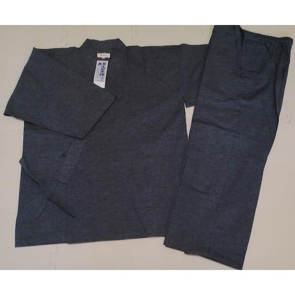 久留米織 作務衣 日本製 上下 綿100 メンズ 男 Lサイズ Prettyfunnyballoons Com