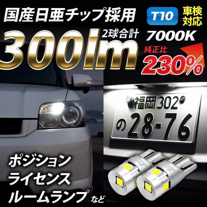 トヨタ ルーミー H28.11〜 M900A / M910A 系  T10 LED 300lm ライセンスランプ 日亜チップ 5chip VELENO 純白 ハイブリッド車対応 2球セット ヴェレーノ｜reiz｜02