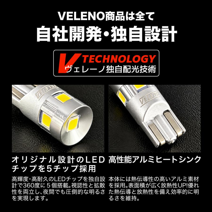 VELENO N-BOX H29.8〜 JF3 / JF4 系 T10 LED 300lm ライセンスランプ