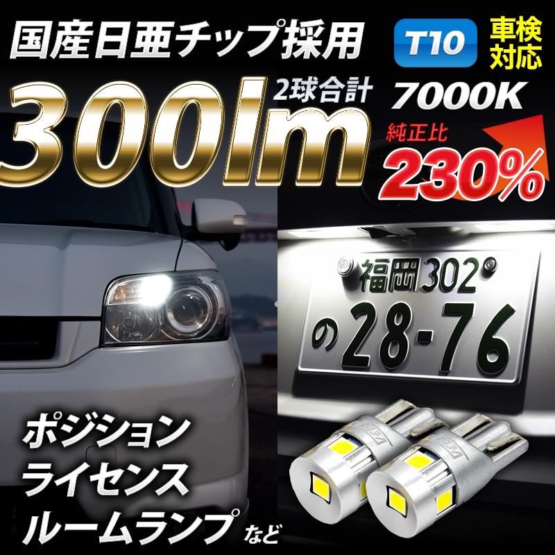 VELENO T10 バルブ LED 300lm ポジションランプ 日亜チップ VELENO T10 バルブ LED 300lm ポジションランプ 日亜チップ