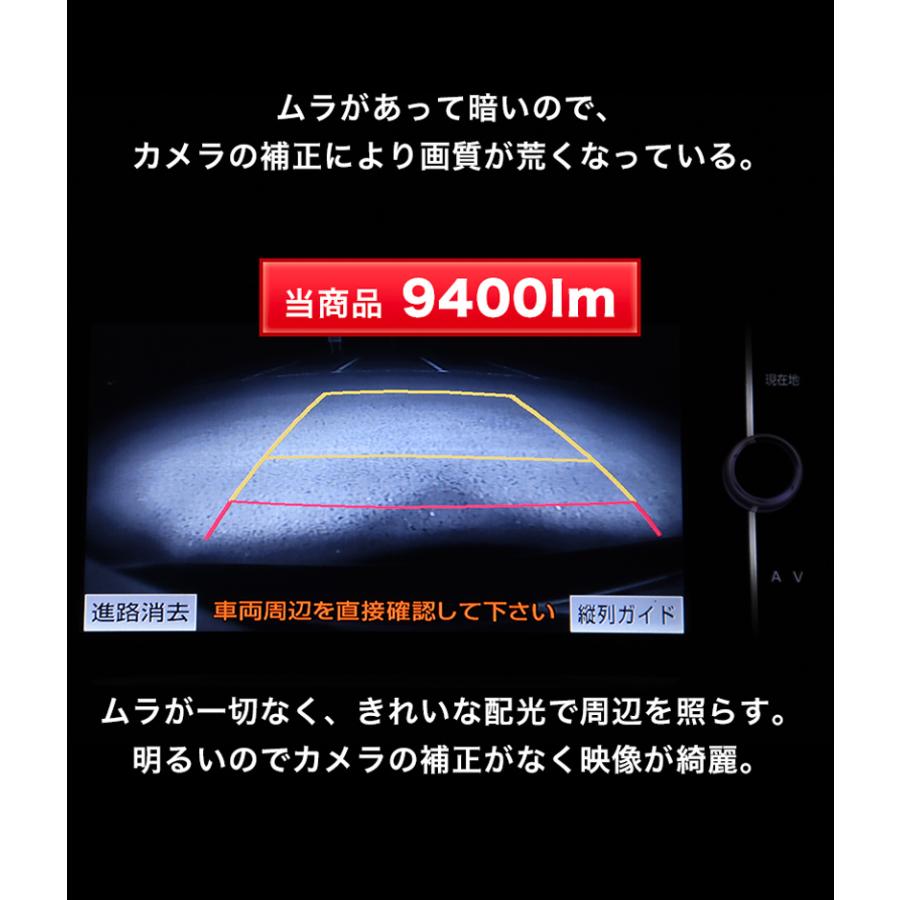 LED バックランプ T20 S25 驚異の9400lm VELENO ヴェレーノ ベレーノ 爆光 純正同様の配光 ヘッドライト超え ハイブリッド車対応 2球セット 車検対応 送料無料｜reiz｜13