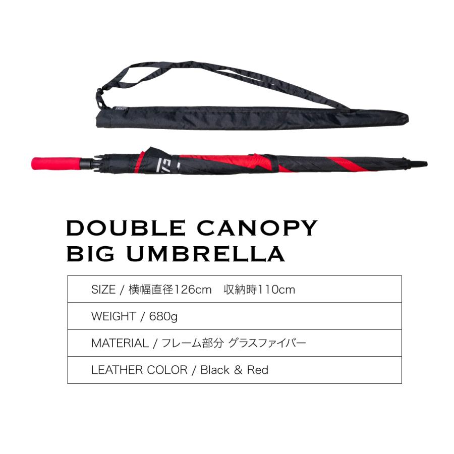 濡れたくない方必見 126cm 大きな傘 VELENO パラソル ゴルフ 風に強い2重構造 丈夫なグラスファイバー ダブルキャノピー 収納バッグ付 ヴェレーノ ベレーノ |  | 14