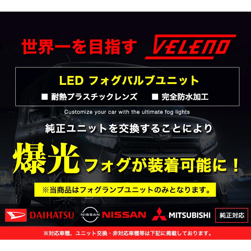 VELENO セレナ R4.12〜 C28 系 専用 フォグランプ ユニット フォグ