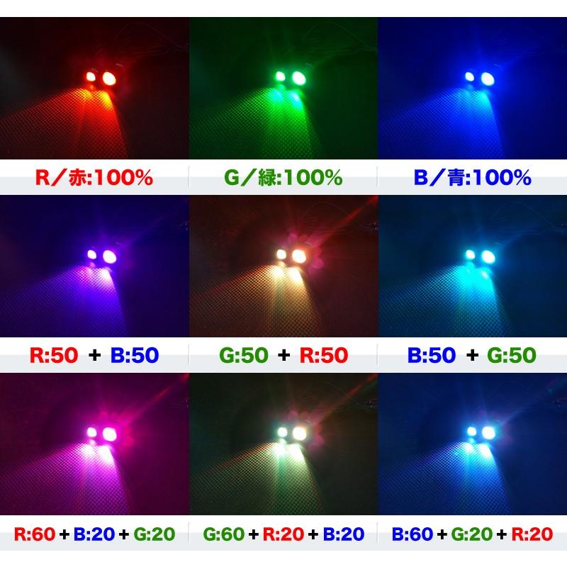 RGB LED スポットライト イーグルアイ 超薄型 ブラック シルバー 23mm