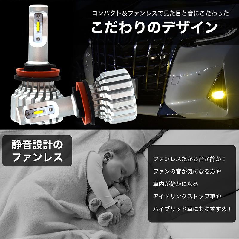 LED フォグランプ イエロー ホワイト オリジナル設計 配光抜群 実測値