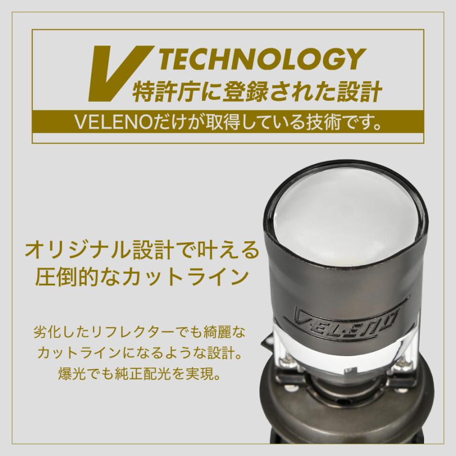 VELENO 日産 クリッパー H15.10〜H25.12 専用 H4 LED プロジェクター