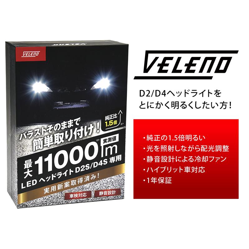 LEDヘッドライト D2S D4S  VELENO ヴェレーノ ベレーノ 最大 11000lm LED ヘッドライト とにかく明るい 爆光 実用新案取得済み ヴェレーノ ベレーノ｜reiz｜15