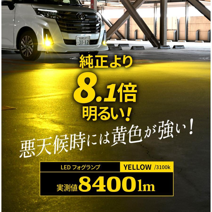 カローラ カローラツーリング 210系 R1.10〜 LED 8400lm イエロー 7800lm ホワイト フォグ 新型 トヨタ 純正 VELENO ULTIMATE 2球セット 純正LED交換 ヴェレーノ｜reiz｜11