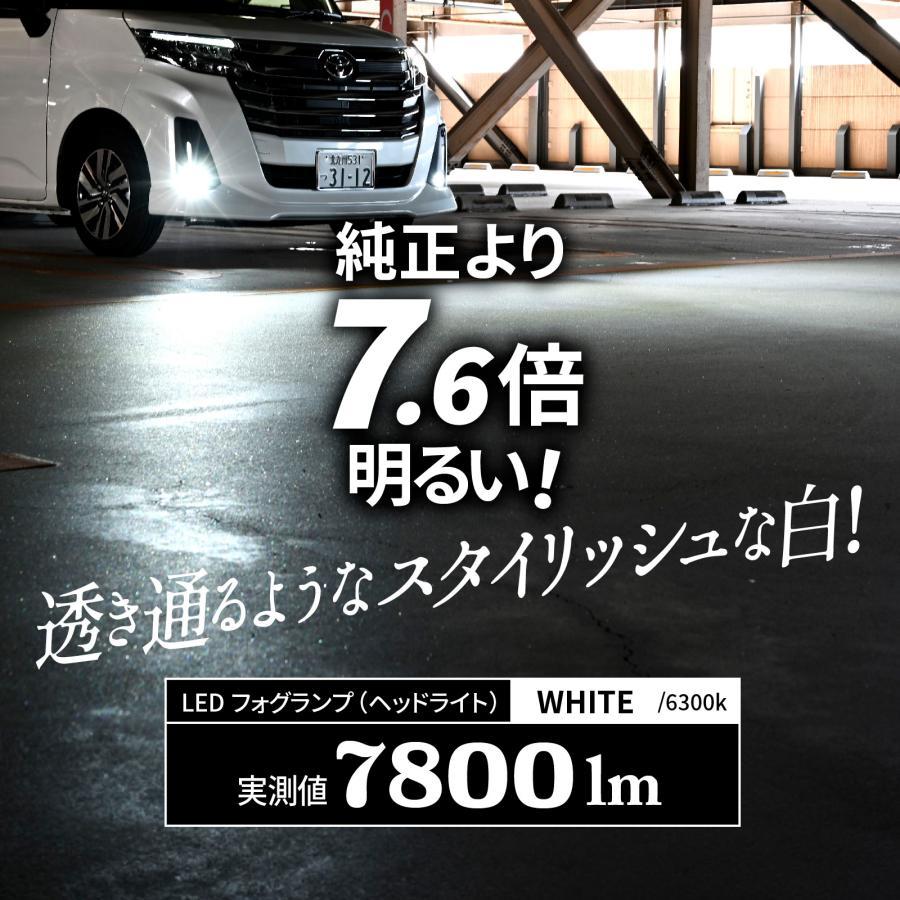 ハイラックス R2.8 〜 LED 8400lm イエロー 7800lm ホワイト イエロー フォグ VELENO ULTIMATE 2球セット 純正LED交換 バルブ交換｜reiz｜12