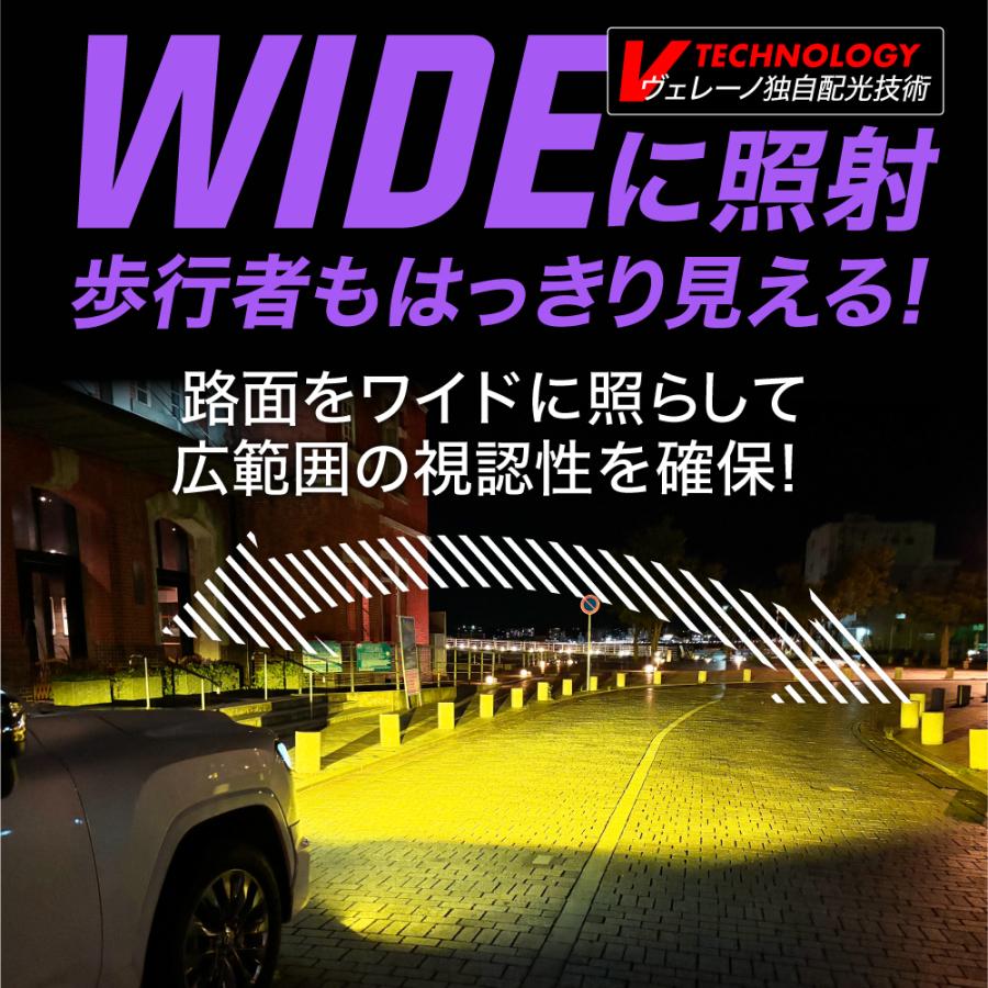 VELENO ハイエース 7型 8型 R4.4〜 専用 LED フォグランプ 11700lm