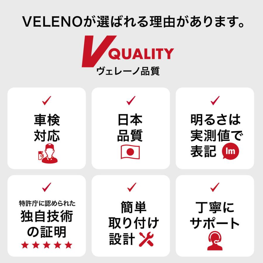 VELENO LED フォグランプ L1B VELENO 純正比 13倍の明るさ 13000lm