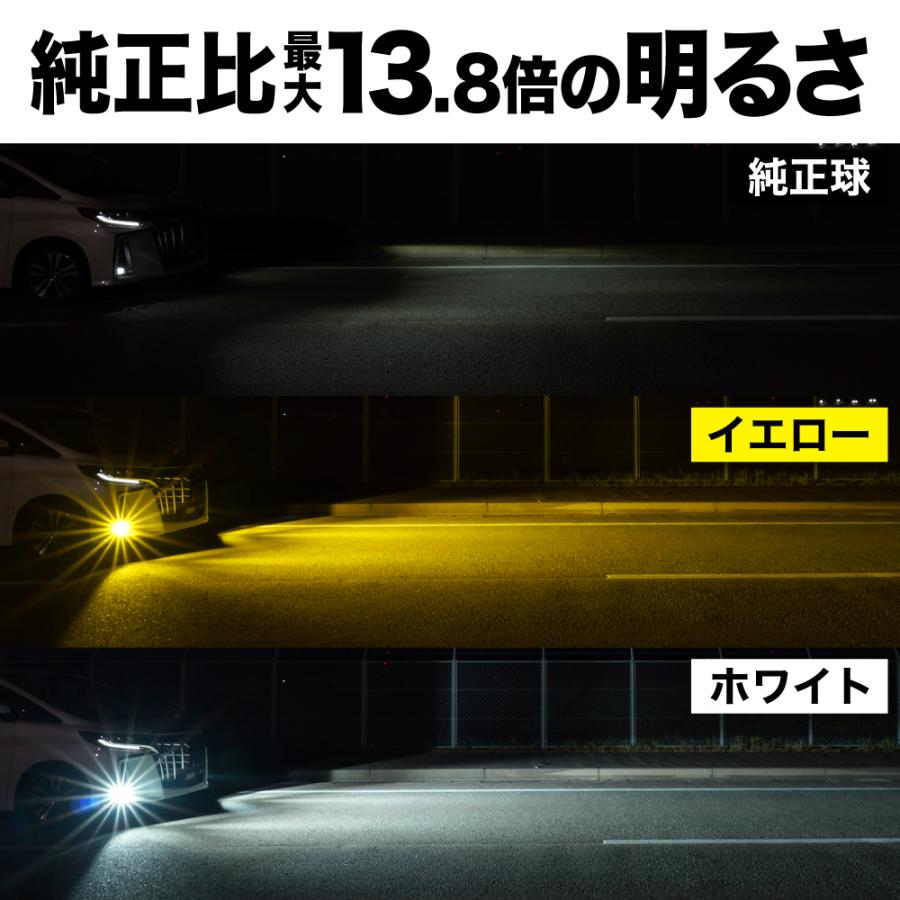 VELENO アルファード 10系 H17.4〜H20.4 LEDフォグランプ HB4 カラー
