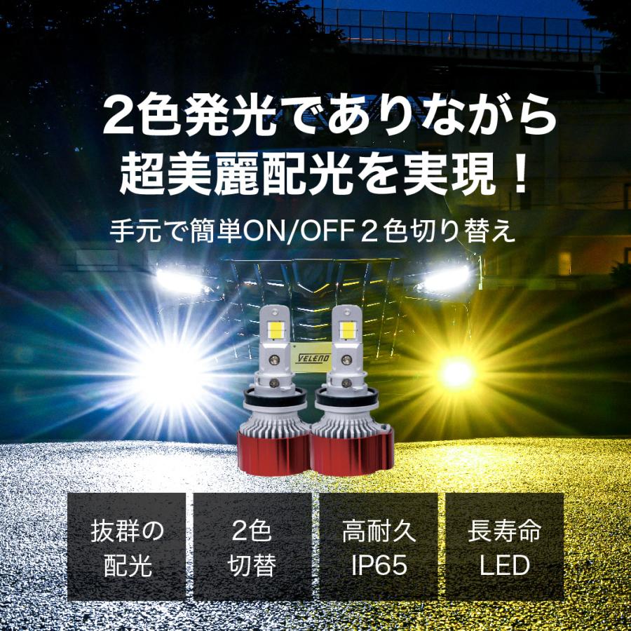 VELENO LEDフォグランプ バルブ H8 H11 H16 カラーチェンジ VELENO LEDフォグランプ バルブ H8 H11 H16 カラーチェンジ