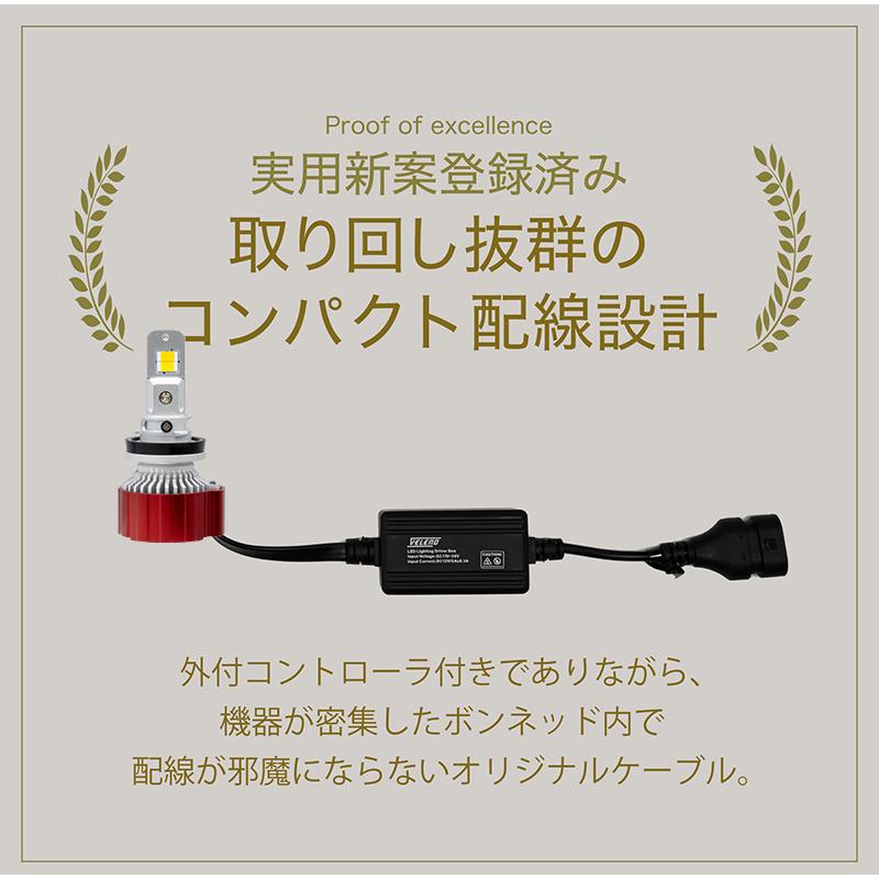 エスティマ H18.1〜H24.4 ACR GSR 50系 AHR 専用 LEDフォグランプ 2色 切り替え イエロー ホワイト 実測値 9600lm 9200lm VELENO 爆光 ヴェレーノ｜reiz｜14