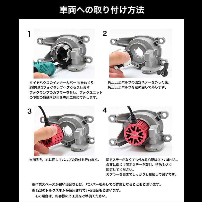 VELENO ルーミー 後期 R2.9〜 専用 2色切り替え LED フォグランプ