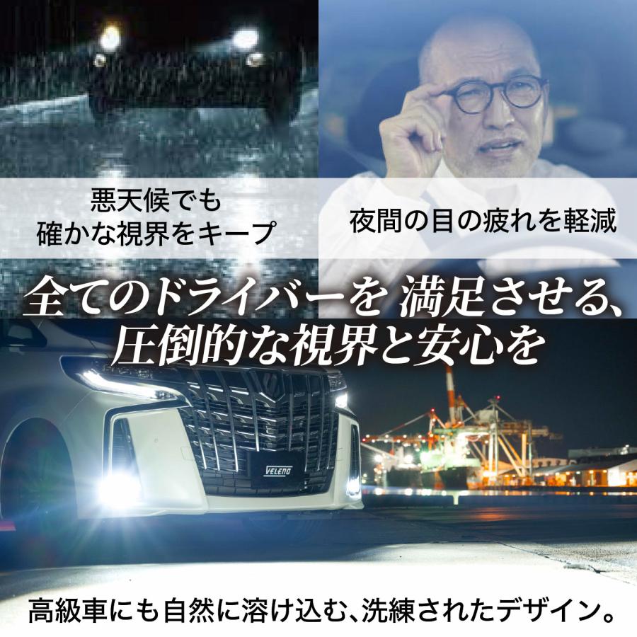 VELENO LEDフォグランプ 新次元の爆圧光 純正比24倍の路面照射力