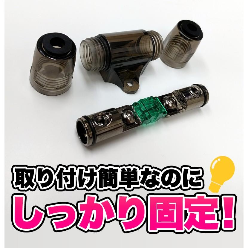 ヒューズホルダー バッテリー直結 60A MIDI ヒューズ付き 4 ヒューズホルダー バッテリー直結 60A MIDI ヒューズ付き 4