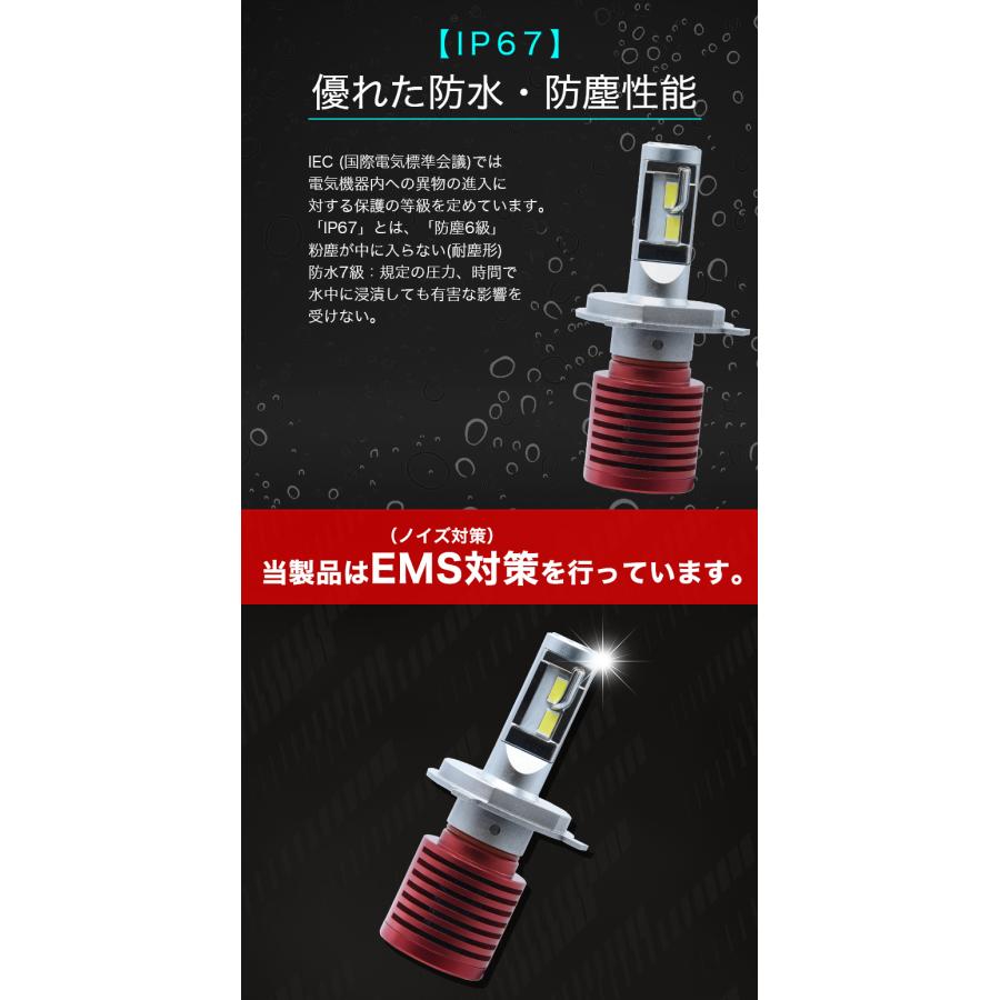 VELENO ムーブ ムーヴ H7.8〜 専用 LED LEDヘッドライト 実測値 7600lm