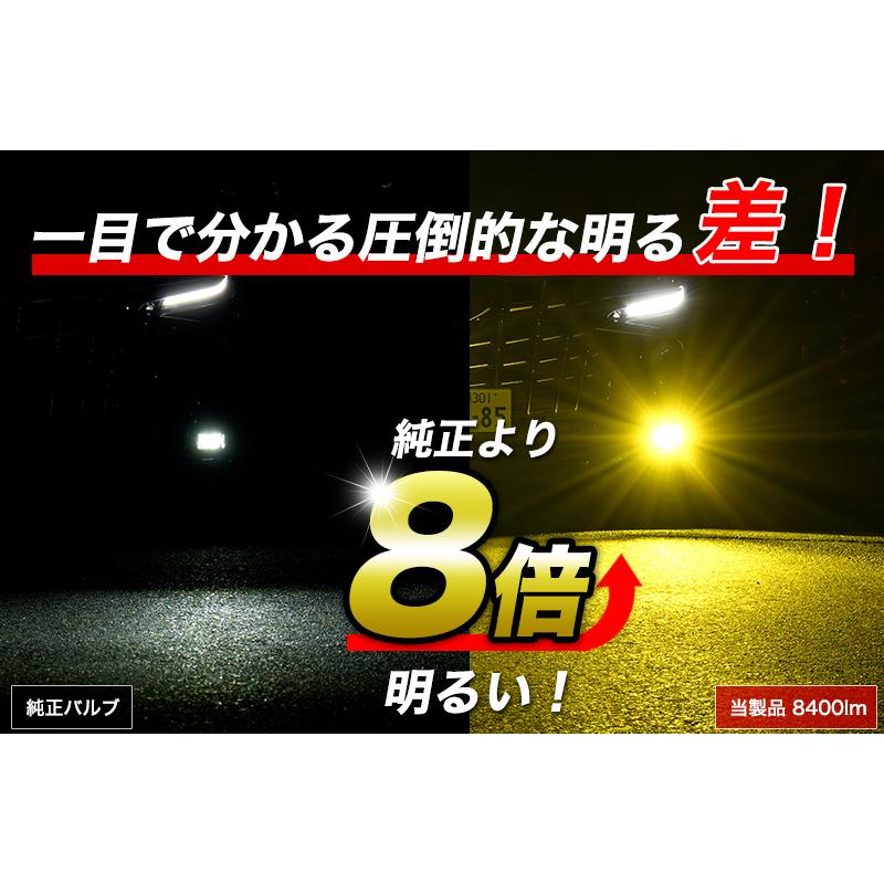 アウトレット LEDフォグランプ イエロー イエローフォグ フォグランプ 2色切り替え 2色発光 バイカラー 実測値 8400lm VELENO ヴェレーノ ベレーノ HB4_4