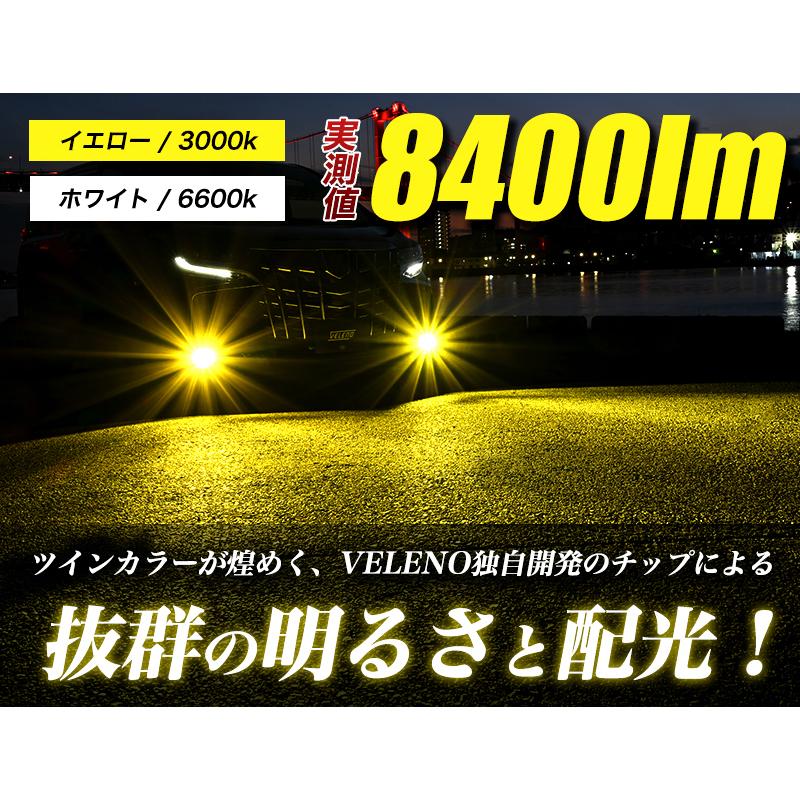 VELENO アウトレット LEDフォグランプ イエロー イエローフォグ