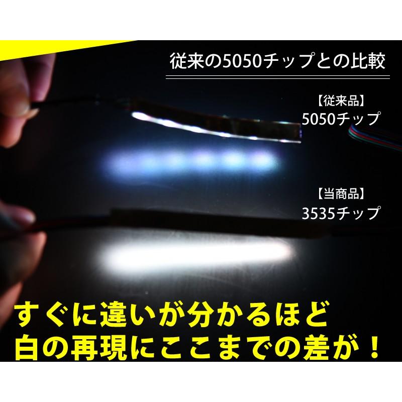 VELENO 爆光 RGB LED テープライト 5m 600発 正面発光 幅1cm 明るい 