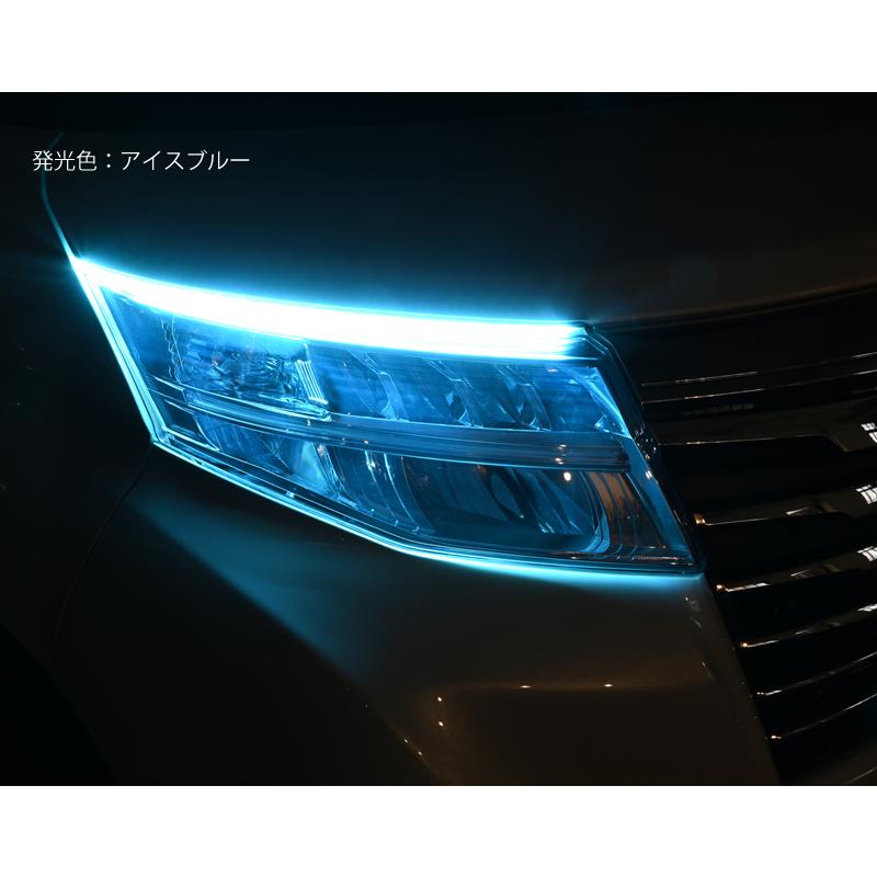 シーケンシャルウインカー シーケンシャル シリコン 流れるウインカー ツインカラー LED テープライト 156チップ 60cm VELENO ヴェレーノ 2本セット 車 12V｜reiz｜12