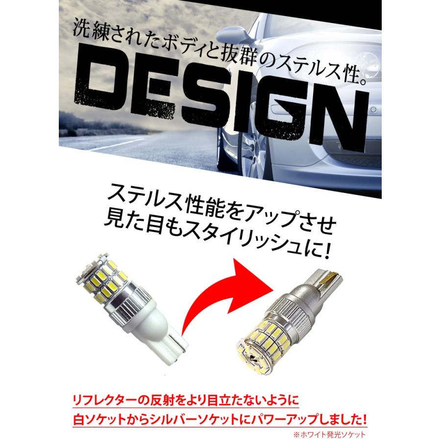 T10 T16 バルブ LED ポジション バックランプ ウインカー 爆光 無極性 36w 白/ホワイト/アンバー/赤/青 3014チップ スモール |  | 02