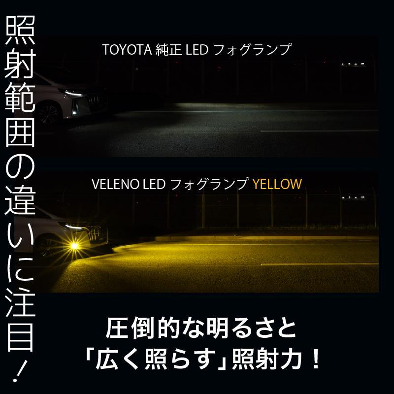 オーリス H18.10 〜 ZNE ZRE150系 NRE NZE 180系 用 LEDフォグランプ イエロー イエローフォグ H8 H11 H16 実測値 10500lm 9900lm VELENO  ヴェレーノ ベレーノ｜reiz｜07