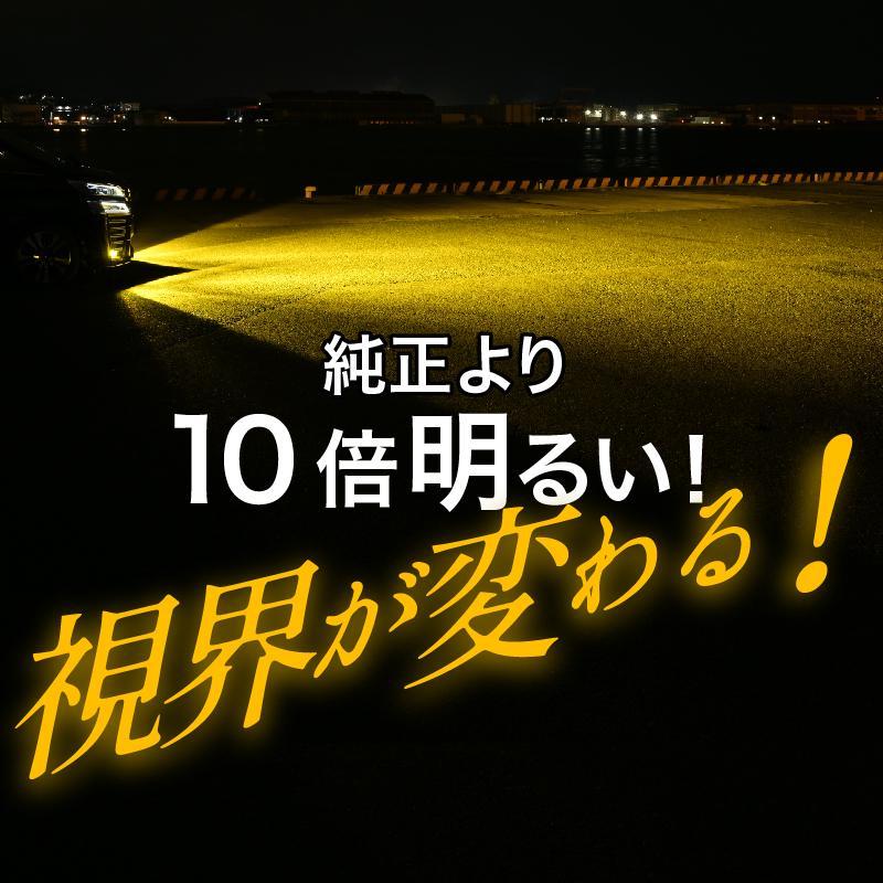 日産 セレナ H27.8 〜 C27 前期 用 (純正LED除く) LEDフォグランプ イエロー イエローフォグ H11 実測値 10500lm 9900lm VELENO  ヴェレーノ ベレーノ｜reiz｜05