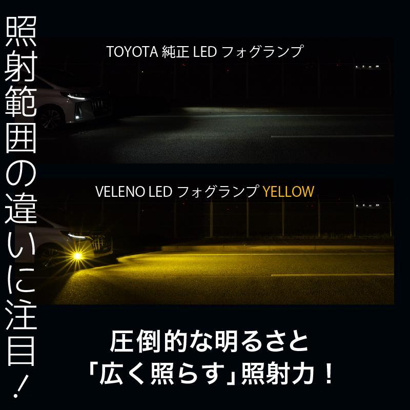 スズキ イグニス H28.1〜 LEDフォグランプ イエロー イエローフォグ ホワイト H8 実測値 10500lm 9900lm VELENO ヴェレーノ ベレーノ_6